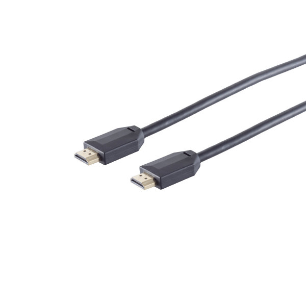 Cable HDMI ULTRA 10K met&aacute;lico negro 2m