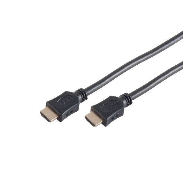 Cable HDMI conector A a A chapados en oro Full HD ULTRA HD 3D HEAC 1m