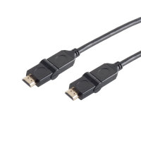 Cable HDMI conector HDMI A rotatorio 360&deg; a HDMI...