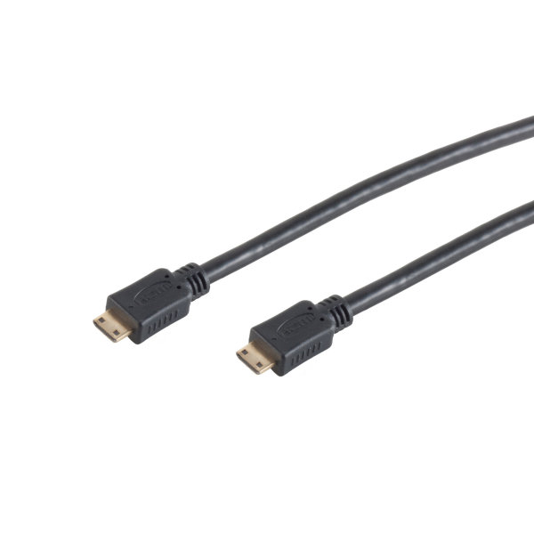 Cable HDMI conector HDMI C a HDMI C  chapados en oro Full HD ULTRA HD 3D HEAC 1,5m
