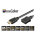 Cable HDMI Alargador conector HDMI(A)macho a HDMI(A)hembra chapados en oro ULTRA HD 3D HEAC 1m