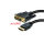 Cable HDMI/ DVI - Conector HDMI a DVI-D (18+1) contactos chapados en oro  2x Ferrit  3m