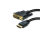 Cable HDMI/ DVI - Conector HDMI a conector DVI-D (24+1)  contactos chapados en oro  7,5m