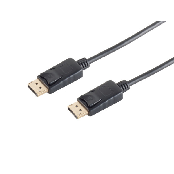 Cable Displayport - Conector 1.2  macho a macho  UHD 4K2K  negro  1m