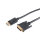 Cable Displayport - Conector Displayport 20p macho a DVI 24+1 macho - contactos chapados en oro - 7,5m