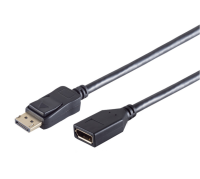 Cable Displayport - Alargador - Macho/hembra 4K  1m