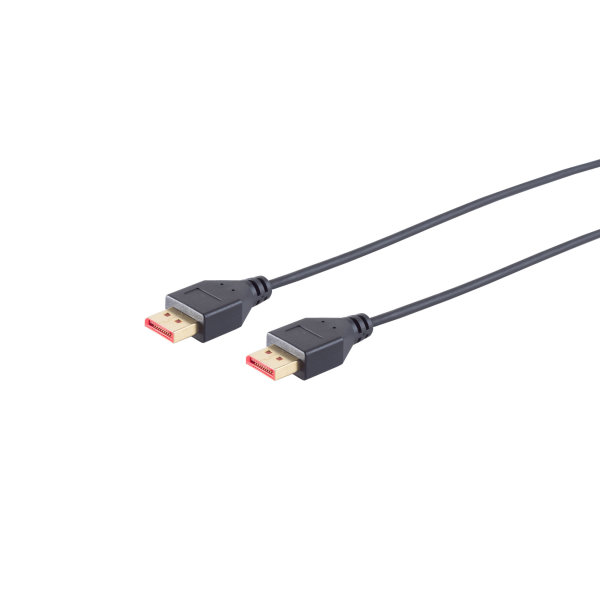 Cable Displayport (fino) - Conectores 1.2 macho/macho 8K slim  1m