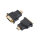 Adaptador HDMI/DVI - Conector  HDMI macho a DVI-D (24 + 1)hembra - contactos chapados en oro - compatible con 4K2K