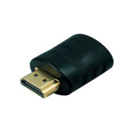 Adaptador HDMI - HDMI macho a HDMI hembra - contactos...