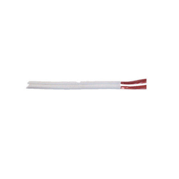 Cable de altavoz - 2x0,75mm&sup2; blanco  CCA  bobina  100 m