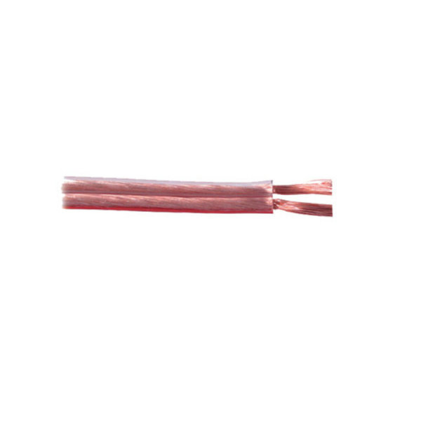 Cable de altavoz - 2x2,5mm&sup2;   transparente  CCA  bobina   100 m