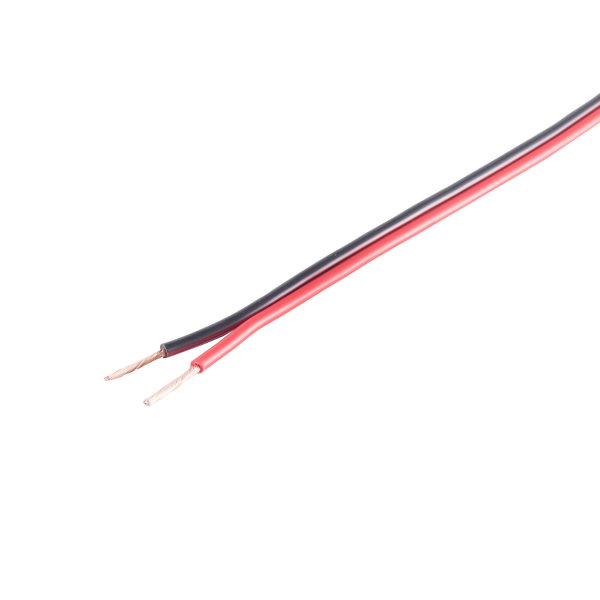 Cable de altavoz - 0,75mm&sup2; 24x0,2 CCA rojo/negro  10m