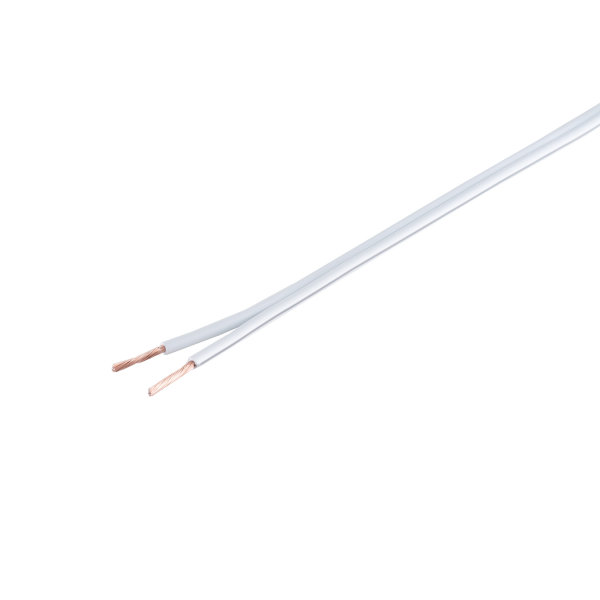 Cable de altavoz - 1,5mm&sup2; 48x0,20 CCA blanco  10m