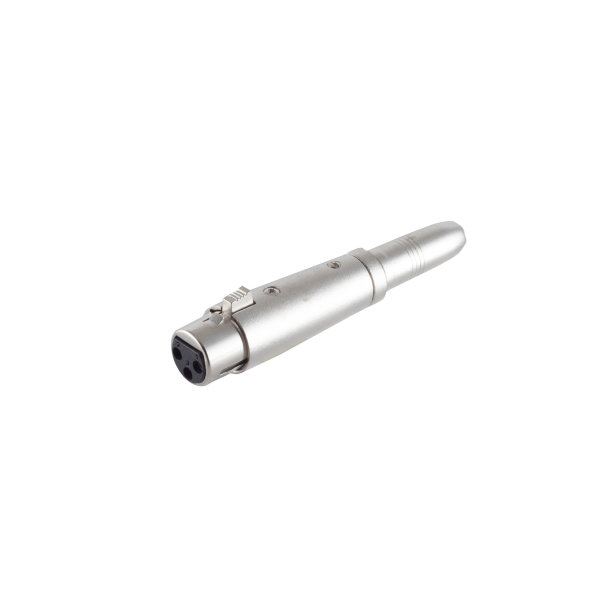 Conector XLR/Jack - XLR hembra a Jack hembra 6,3 mm est&eacute;reo