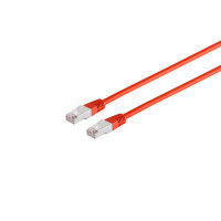 Cable de red RJ45 CAT 5e F/UTP  rojo  0,25m