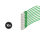Cable de red RJ45 CAT 6  S/FTP  PIMF  libre de hal&oacute;genos (10 Unidades)  verde  0,25m