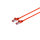 Cable de red RJ45 CAT 6A S/FTP PIMF libre de hal&oacute;genos certificaci&oacute;n GHMT rojo 0,5m