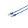 Cable de red RJ45 CAT 7 Flat U/FTP plano azul 0,25m