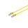 Cable de red RJ45 CAT 7 S/FTP PIMF libre de hal&oacute;genos amarillo 0,5m