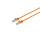 Cable de red RJ45 CAT 7 S/FTP PIMF libre de hal&oacute;genos naranja 1m