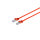Cable de red RJ45 CAT 7 S/FTP PIMF libre de hal&oacute;genos rojo 1m