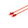 Cable de red RJ45 CAT 7 U/UTP rojo 0,5m