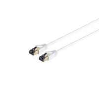 Cable de red RJ45 CAT 8.1 F/FTP PIMF LSZH blanco 1m
