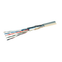 Cable de red de tendido CAT 5e SF/UTP blindaje aluminio y...