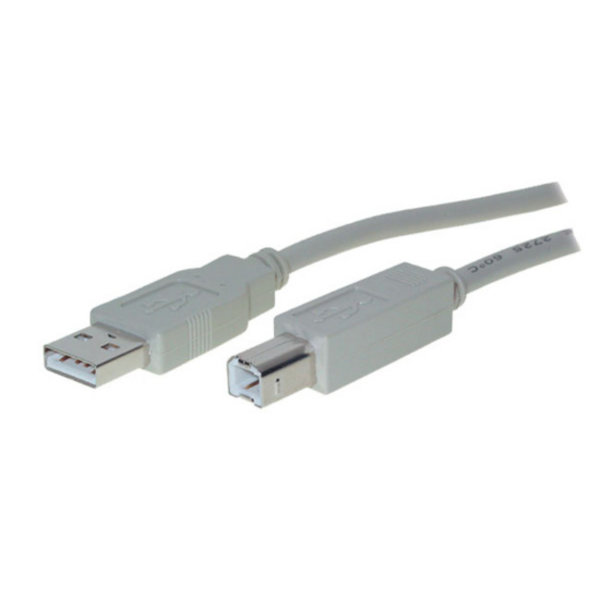 Cable USB conector tipo A a tipo B 2.0 0,25m