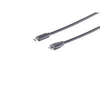 Cable USB 3.0 conector tipo 3.1 C a tipo 3.0 micro B...