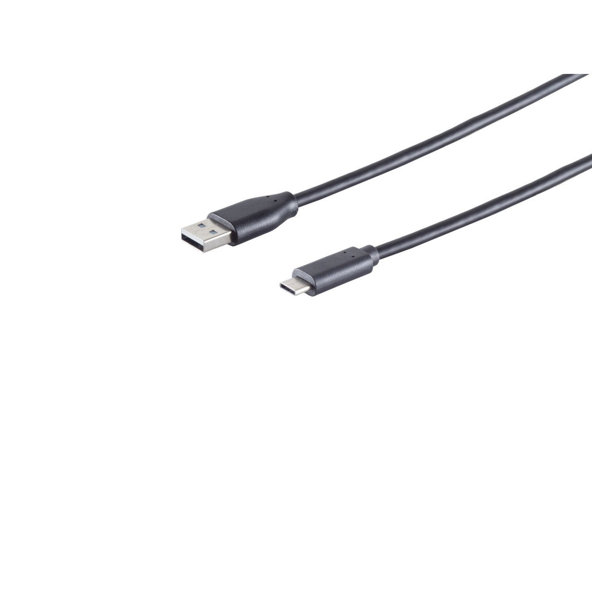 creativo A la meditación retorta Cable USB 2.0 conector tipo C 3.1 a tipo A 2.0 reversible negro 1,8m, 1,59 €