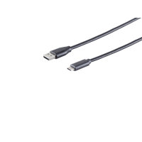Cable USB 2.0 conector tipo C 3.1 a tipo A 2.0 reversible...