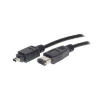 Cable FireWire IEEE 1394 4-pin a 6-pin hasta 400 MHz 1,8m