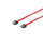 Cable de conexi&oacute;n SATA-III 3/ 6Gps. conector macho a macho con cierre met&aacute;lico 0,5m