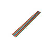 Cable de cinta plano multicolor paso de 1,27mm 16 pines 2m