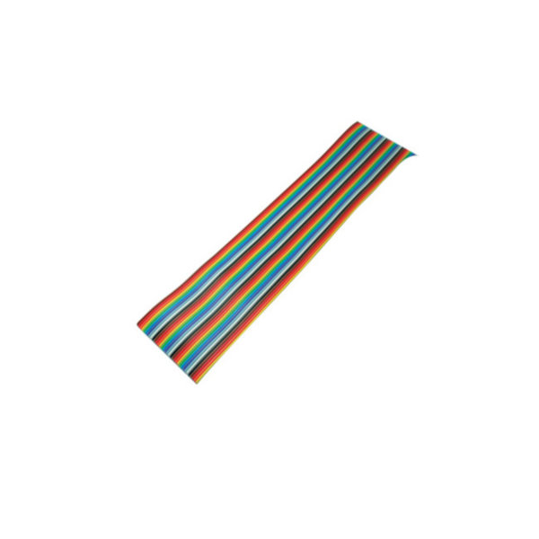 Cable de cinta plano multicolor paso de 1,27mm 34 pines 30,5m