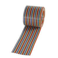 Cable de cinta plano multicolor paso de 1,27mm 50 pines 3m