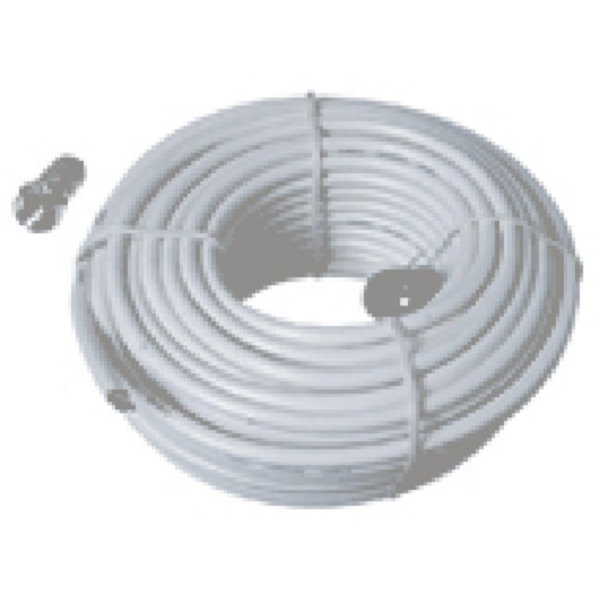 Cable coaxial 0,643/3,7 kit (2F enchufe/1 cubierta de goma) &gt; 75 dB 25 m