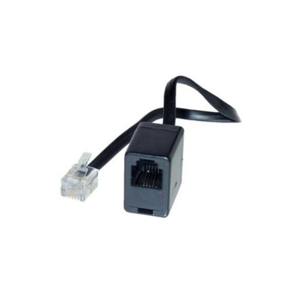 Cable alargador de tel&eacute;fono RJ11 6P4C 3m