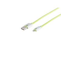 Cable cargador USB A a 8 Pin verde 2m