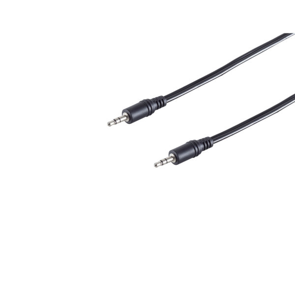Cable jack - 2 conectores 3,5mm jack  est&eacute;reo macho  1,5m