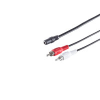 Cable Jack/RCA - Conector 3,5mm jack est&eacute;reo...