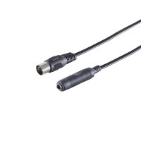 Cable DIN/Jack - Conector DIN 5 pines macho a 6,3mm jack...